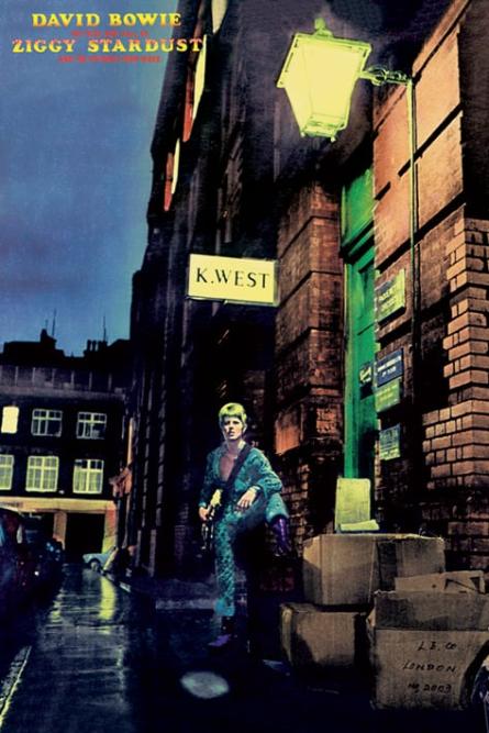 Дэвид Боуи / David Bowie (Ziggy Stardust) (ps-00132) Постер/Плакат - Стандартный (61x91.5см)