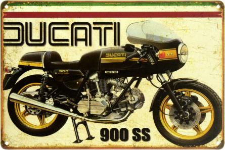 Ducati 900SS (ms-104085) Металева табличка - 20x30см