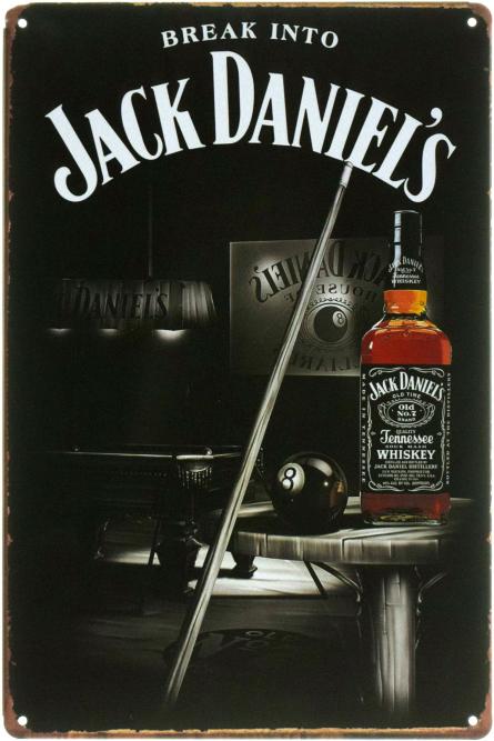 Break Into Jack Daniel’s (ms-103685) Металева табличка - 20x30см