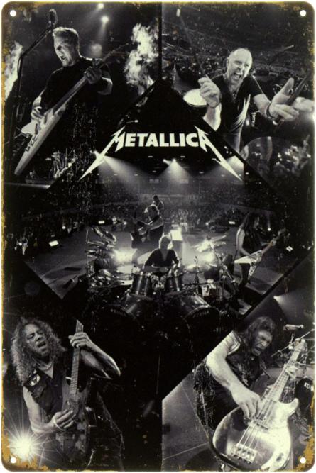 Metallica (ms-104507) Металлическая табличка - 20x30см