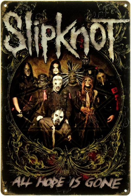 Slipknot (ms-104504) Металева табличка - 20x30см