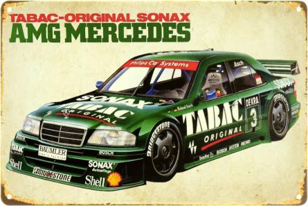 Mercedes-Benz AMG (Tabac-Original Sonax) (ms-104103) Металева табличка - 20x30см
