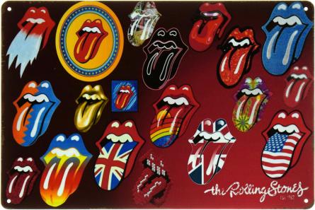 The Rolling Stones (Est 1962) (ms-103534) Металлическая табличка - 20x30см