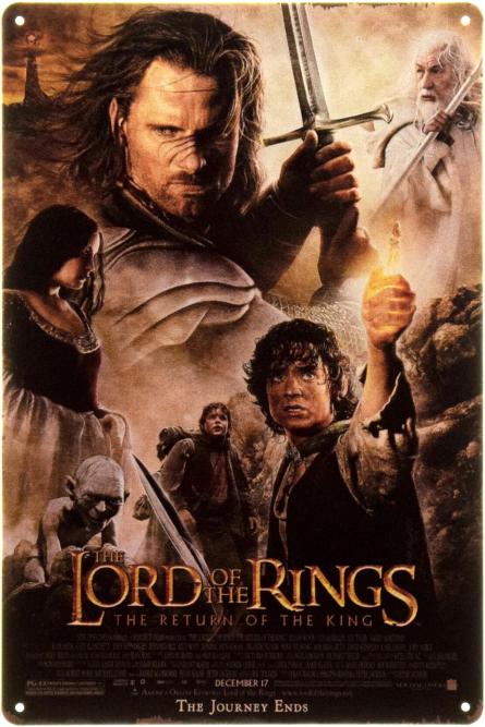Lord Of The Rings (ms-104467) Металева табличка - 20x30см