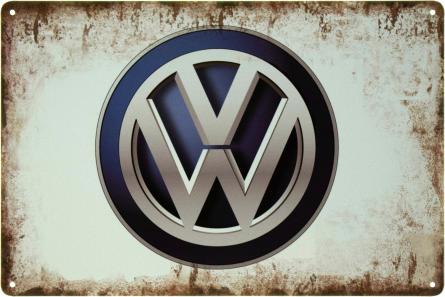 Volkswagen (Logo) (ms-103445) Металлическая табличка - 20x30см