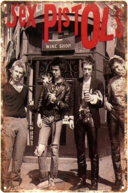 Sex Pistols: Уличный Стиль (ms-104427) Металлическая табличка - 20x30см
