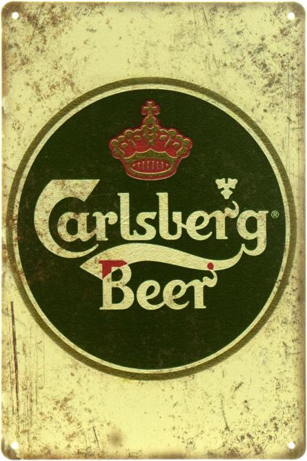 Carlsberg Beer (ms-104543) Металева табличка - 20x30см