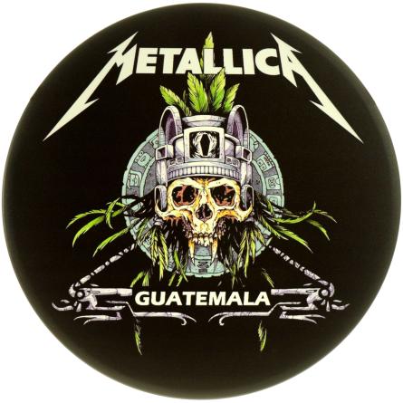 Metallica - Guatemala (ms-104138) Металлическая табличка - 30см (круглая)