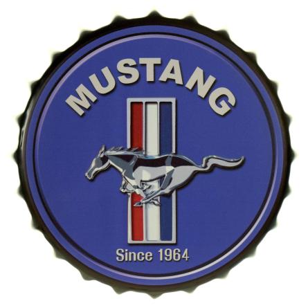 Mustang (Since 1964) (ms-104195) Металева табличка - 35см (кришка)