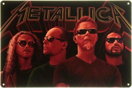 Metallica (Епіцентр Рок-Енергії) (ms-104563) Металева табличка - 20x30см