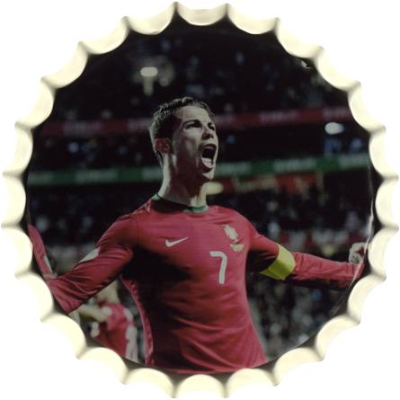 Криштиану Роналду / Cristiano Ronaldo (ms-103547) Металлическая табличка - 35см (кришка)