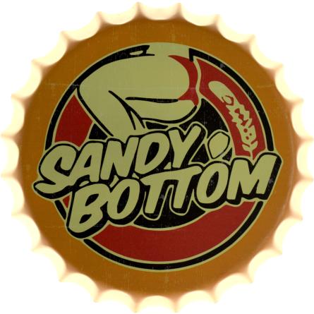 Sandy Bottom (Pin Up) (ms-103548) Металлическая табличка - 35см (кришка)