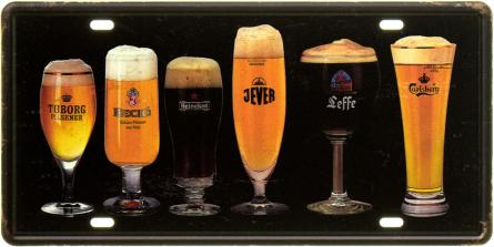 Beer (ms-104622) Металева табличка - 15x30см