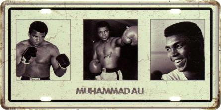 Muhammad Ali (ms-104628) Металлическая табличка - 15x30см