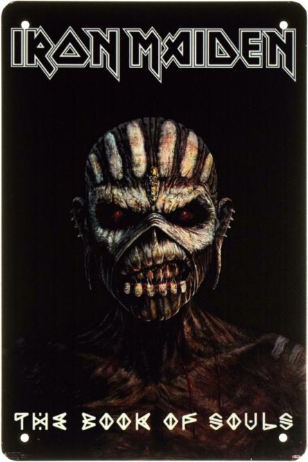 Iron Maiden (The Book of Souls) (ms-103407) Металлическая табличка - 20x30см