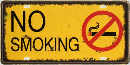 Не Палити / No Smoking (ms-001070) Металева табличка - 15x30см