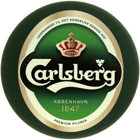 Carlsberg (Емблема Пивоваріння) (ms-104644) Металева табличка - 30см (кругла)