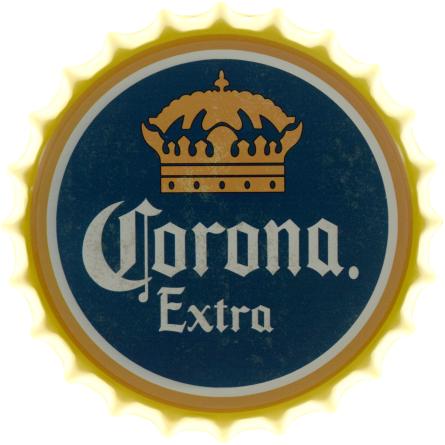 Corona Extra (Logo) (ms-001720) Металева табличка - 35см (кришка)