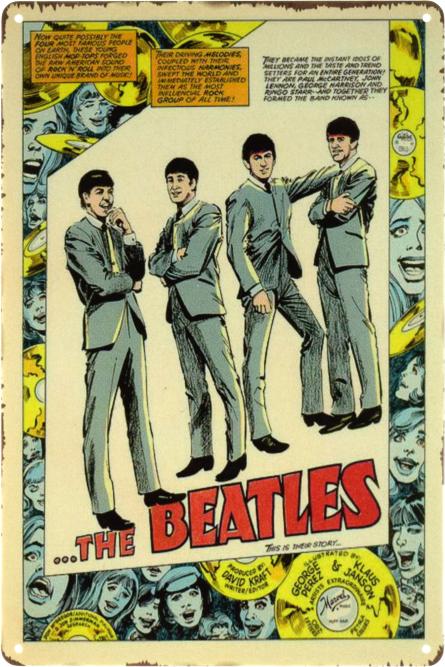 The Beatles (1978) (ms-103419) Металева табличка - 20x30см