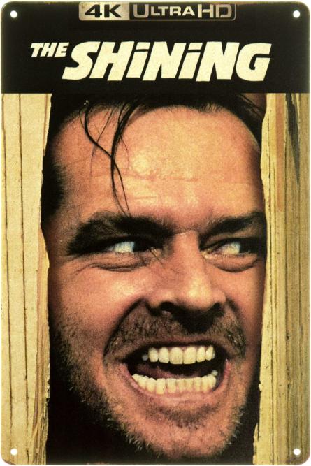 Сияние (Джек Николсон) / The Shining (Jack Nicholson) (ms-104017) Металлическая табличка - 20x30см