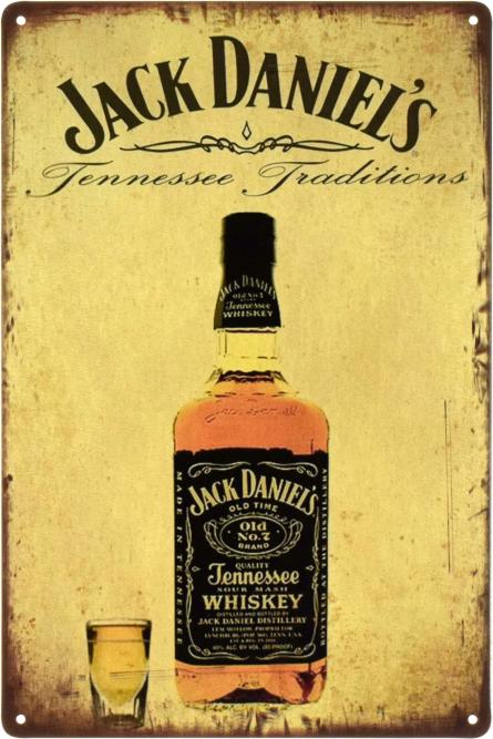 Jack Daniel’s (Tennessee Traditions) (ms-00728) Металева табличка - 20x30см