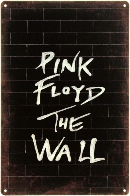 Pink Floyd (The Wall) (ms-104362) Металева табличка - 20x30см