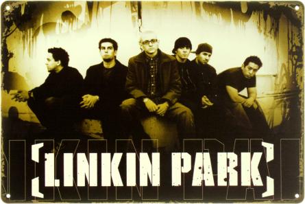 Linkin Park (ms-104091) Металлическая табличка - 20x30см