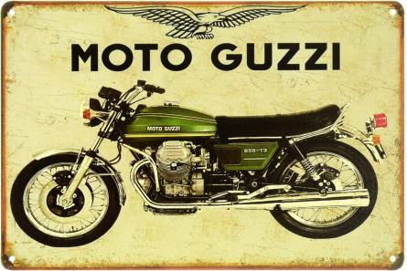 Moto Guzzi 850 T3 (ms-104083) Металева табличка - 20x30см