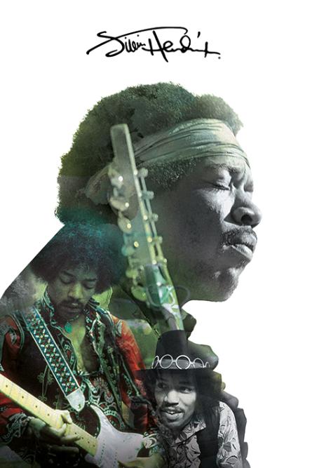 Джимі Гендрікс / Jimi Hendrix - Double Exposure (ps-00281) Постер/Плакат - Стандартний (61x91.5см)