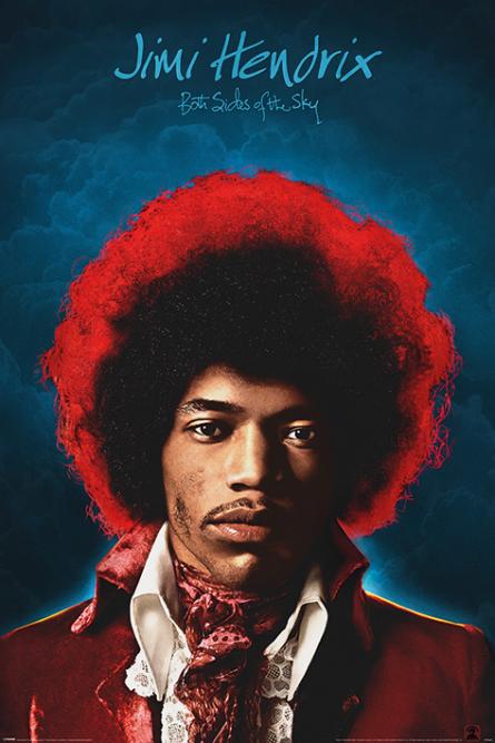 Джими Хендрикс (Обе Стороны Неба) / Jimi Hendrix (Both Sides of the Sky) (ps-001444) Постер/Плакат - Стандартный (61x91.5см)