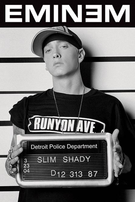 Eminem (Mugshot) (ps-00312) Постер/Плакат - Стандартный (61x91.5см)