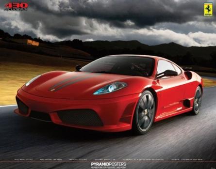 Ferrari (430 Scuderia) (ps-00172) Постер/Плакат - Мини (40x50см)
