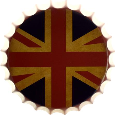 Прапор Великобританії (Union Jack) (ms-002927) Металева табличка - 35см (кришка)