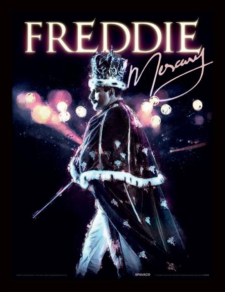 Фредди Меркьюри (Королевский Портрет) / Freddie Mercury (Royal Portrait) (pat-002797) Картина (в раме)
