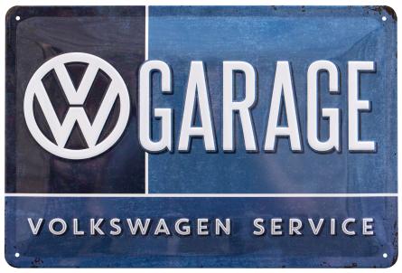 Garage (Volkswagen Service) (ms-002078) Металлическая табличка - 20x30см