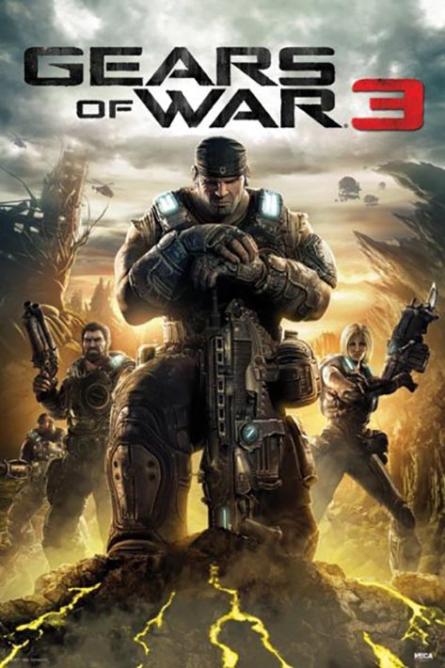 Gears of War 3 (ps-00126) Постер/Плакат - Стандартний (61x91.5см)