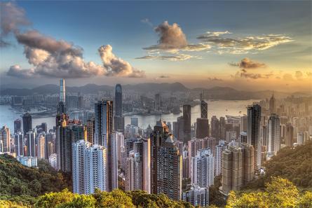 Гонконг (Пик Виктория) / Hong Kong (Victoria Peak) (ps-001439) Постер/Плакат - Стандартный (61x91.5см)