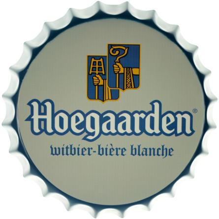 Hoegaarden Logo (ms-001717) Металева табличка - 35см (кришка)