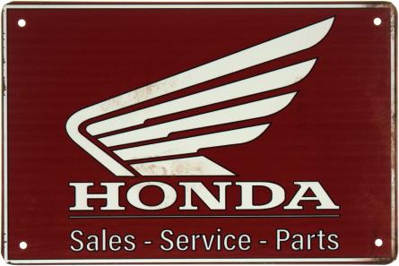 Honda (Sales - Service - Parts) (ms-001949) Металлическая табличка - 20x30см