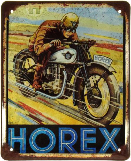 Horex Motorrad Moped OVP (ms-002374) Металлическая табличка - 18x22см