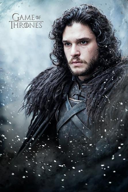 Игра Престолов (Джон Сноу) / Game of Thrones (Jon Snow) (ps-0032) Постер/Плакат - Стандартный (61x91.5см)