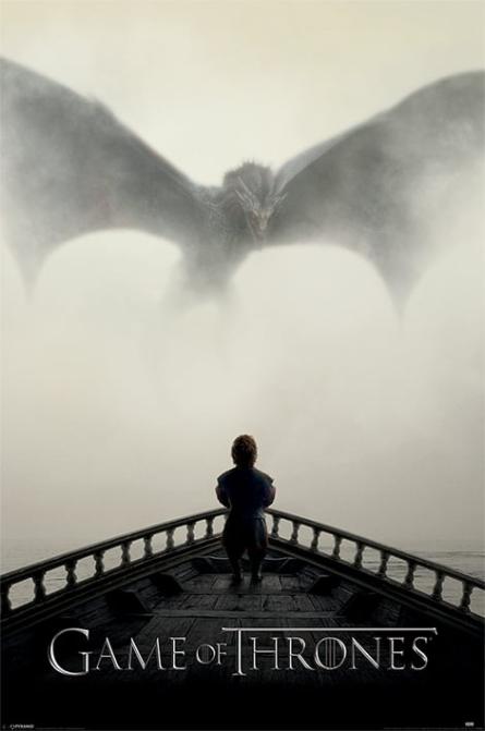 Гра Престолів (Лев і Дракон) / Game Of Thrones (A Lion & A Dragon) (ps-00125) Постер/Плакат - Стандартний (61x91.5см)