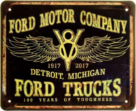 Ford Motor Company. Ford Truck (ms-103941) Металева табличка - 18x22см