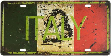Італія / Italy (ms-001176) Металева табличка - 15x30см