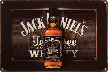 Jack Daniel’s (Black) (ms-001309) Металева табличка - 20x30см