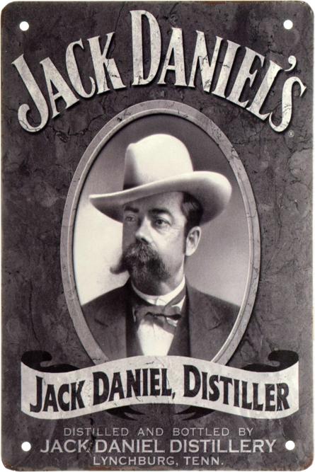 Jack Daniel’s, Distiller (ms-001959) Металлическая табличка - 20x30см