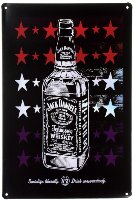 Jack Daniel's (Drink Conservatively) (ms-00852) Металева табличка - 20x30см
