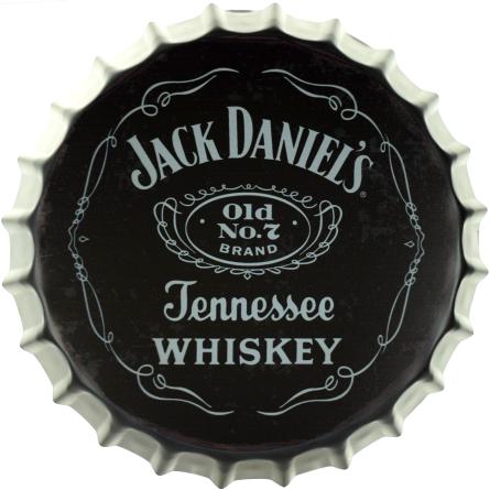 Jack Daniel’s Logo (ms-001690) Металлическая табличка - 35см (кришка)