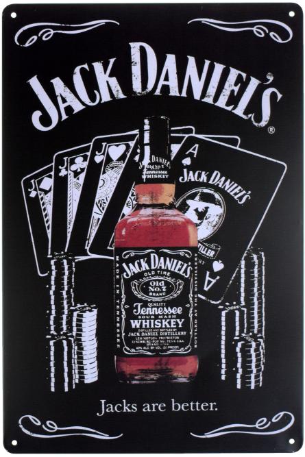 Jack Daniel’s (Найкращий) (ms-00446) Металева табличка - 20x30см