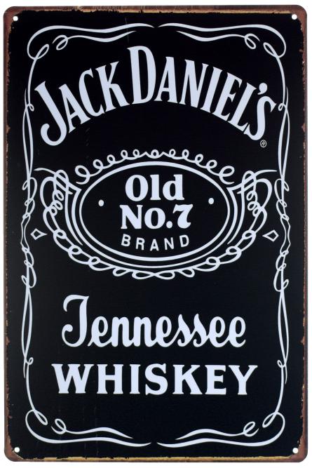 Jack Daniel’s Old №7 (ms-00383) Металлическая табличка - 20x30см